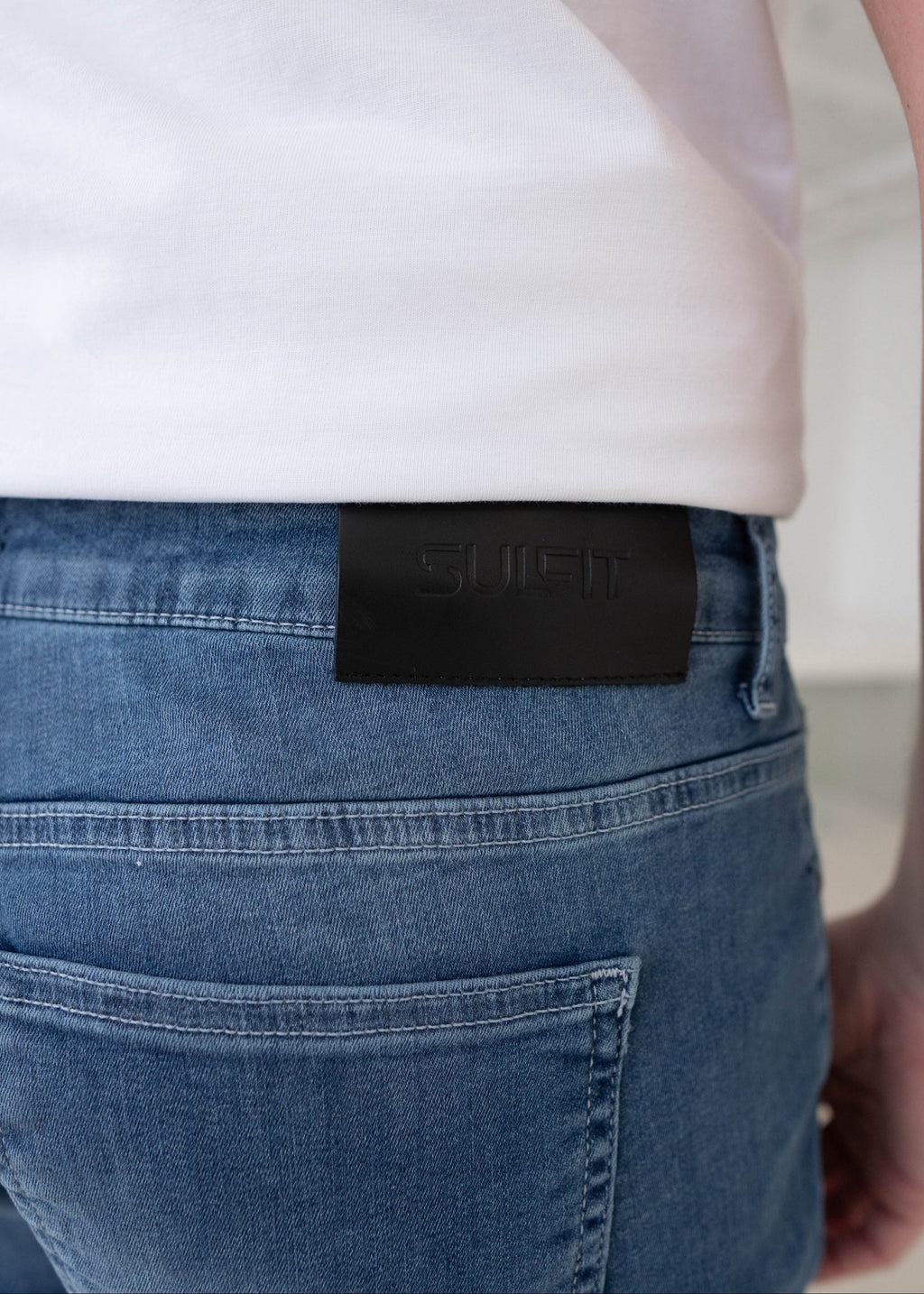 Slim Comfort Jeans In Light Blue